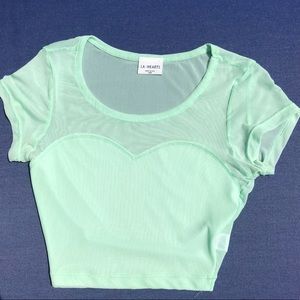 Mint Green Crop top!🥰
